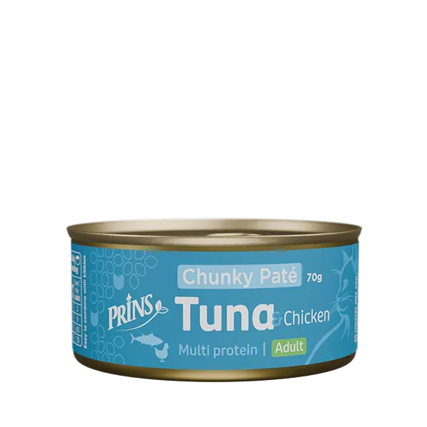 Tunin in piščančji Paté Prins - mokra hrana za mačke